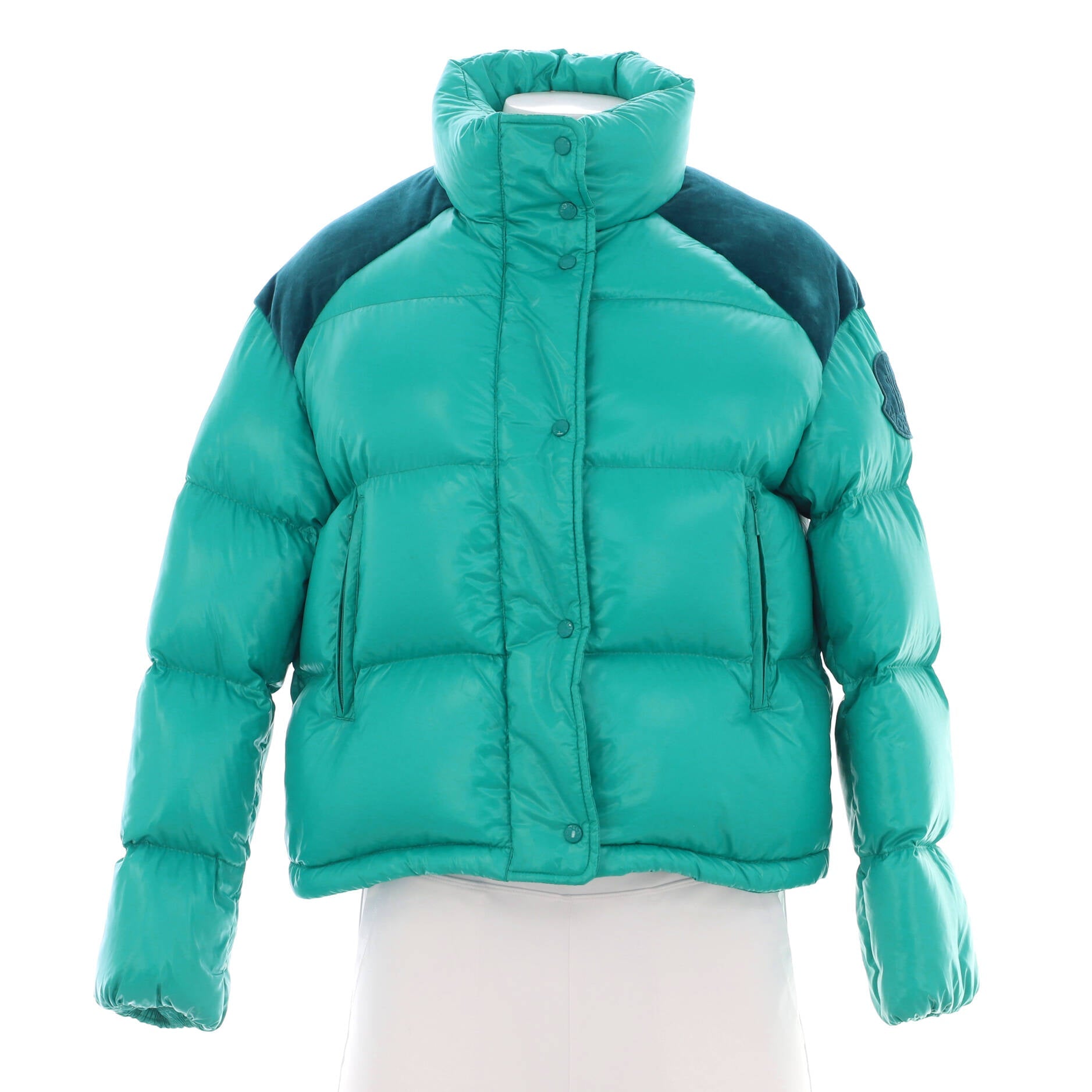 Women's Chouette Puffer Jacket Quilted Polyamide and Velvet with Down