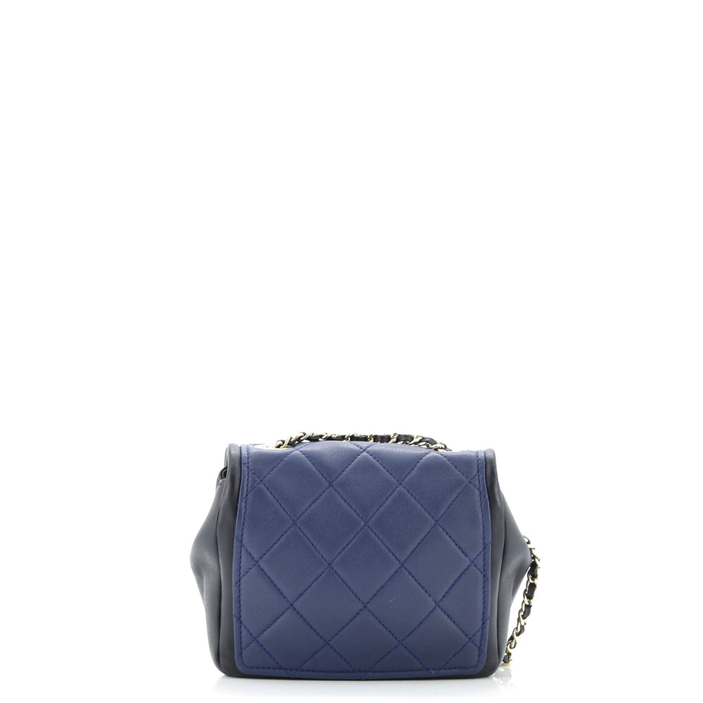 Graphic Flap Bag Quilted Calfskin Mini