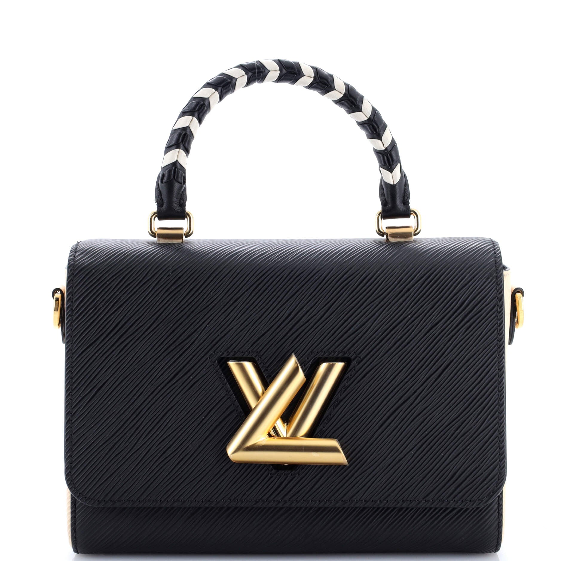Twist Top Handle Bag Limited Edition Crafty Epi Leather MM