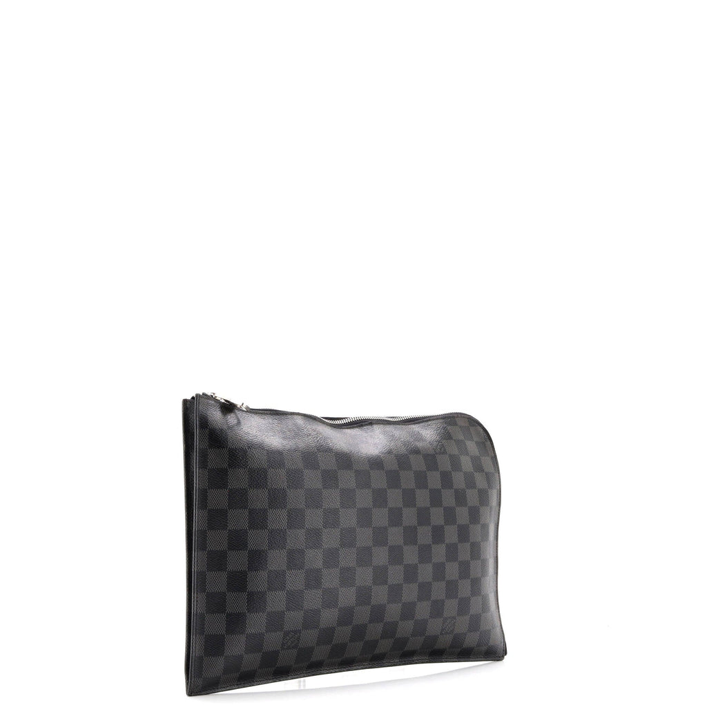 Zip Around Pochette Jour Damier Graphite GM