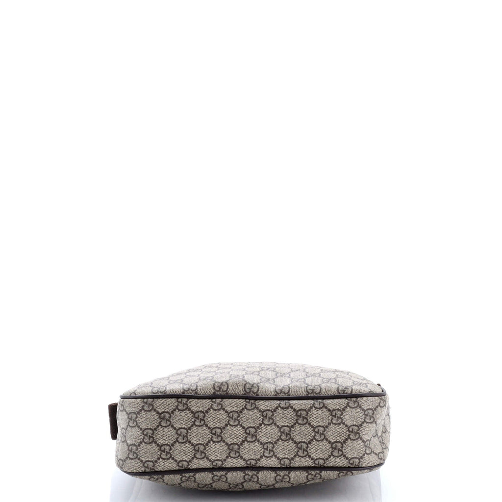 Front Zip Messenger GG Coated Canvas Medium