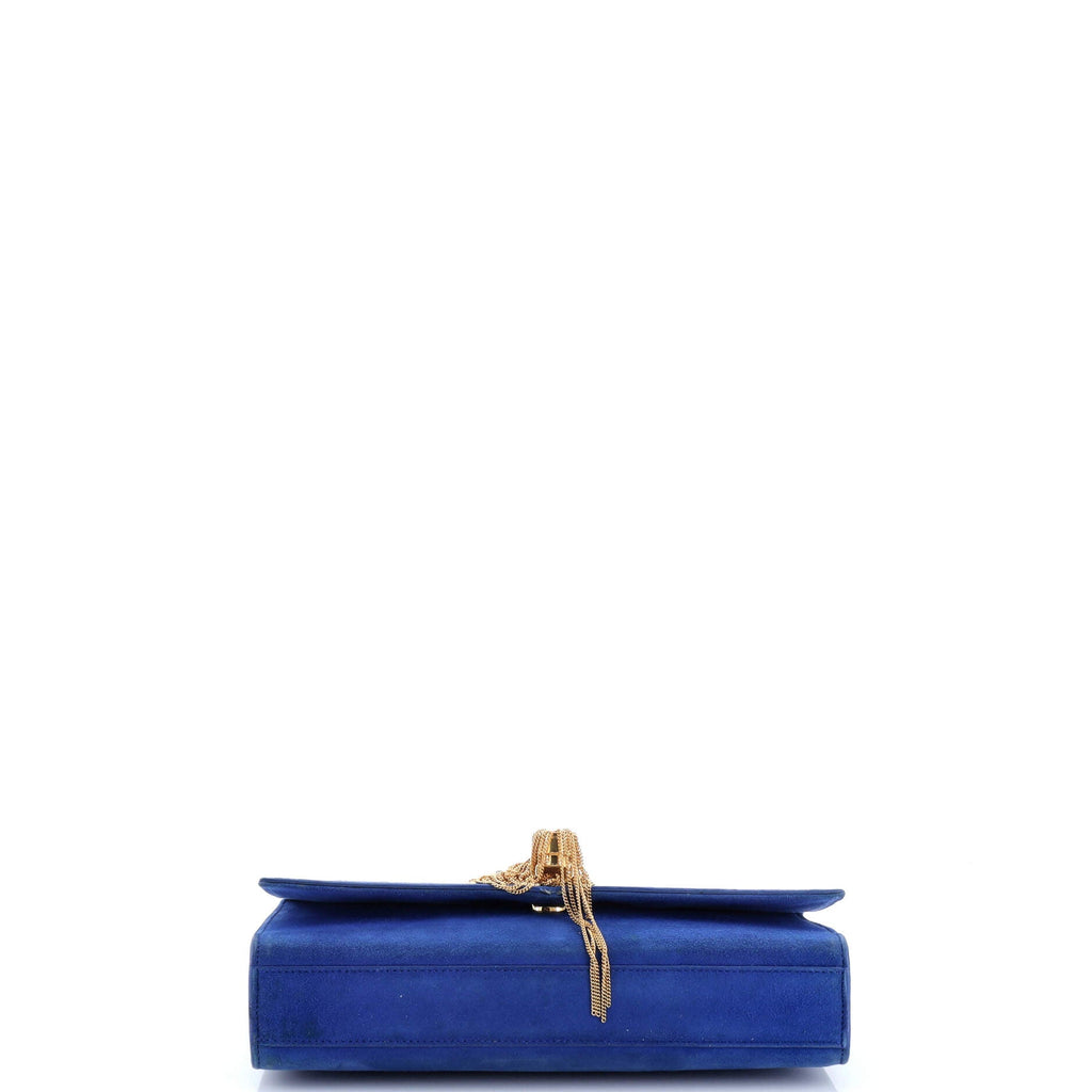 Classic Monogram Tassel Crossbody Bag Suede Medium