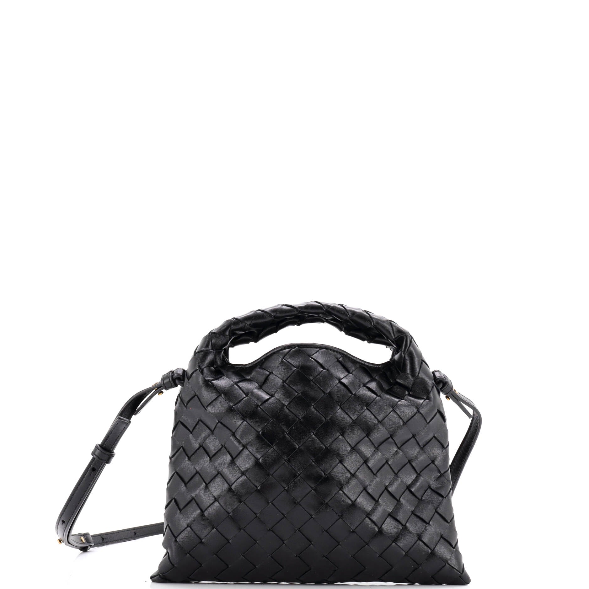 Hop Top Handle Bag Intrecciato Nappa Mini