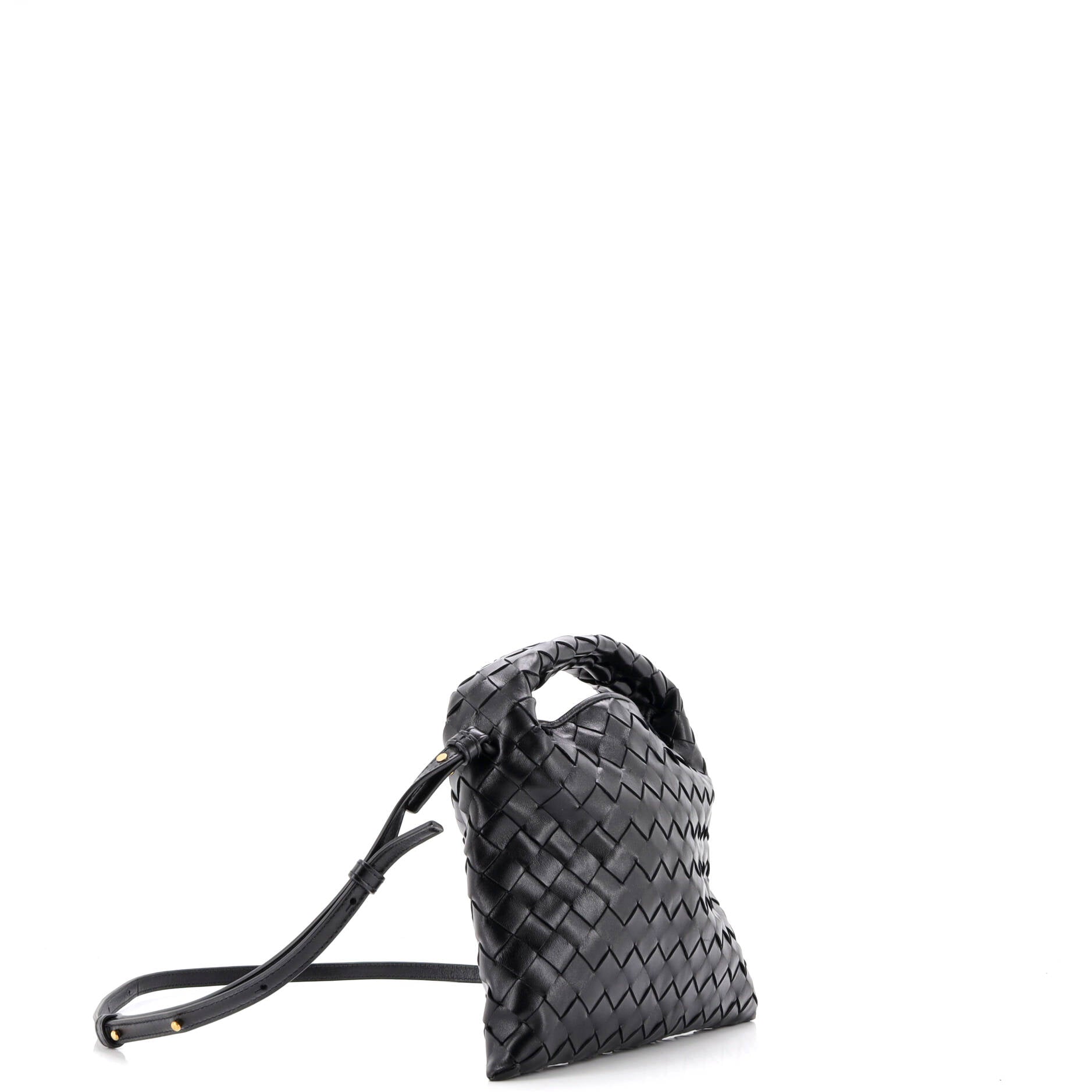 Hop Top Handle Bag Intrecciato Nappa Mini
