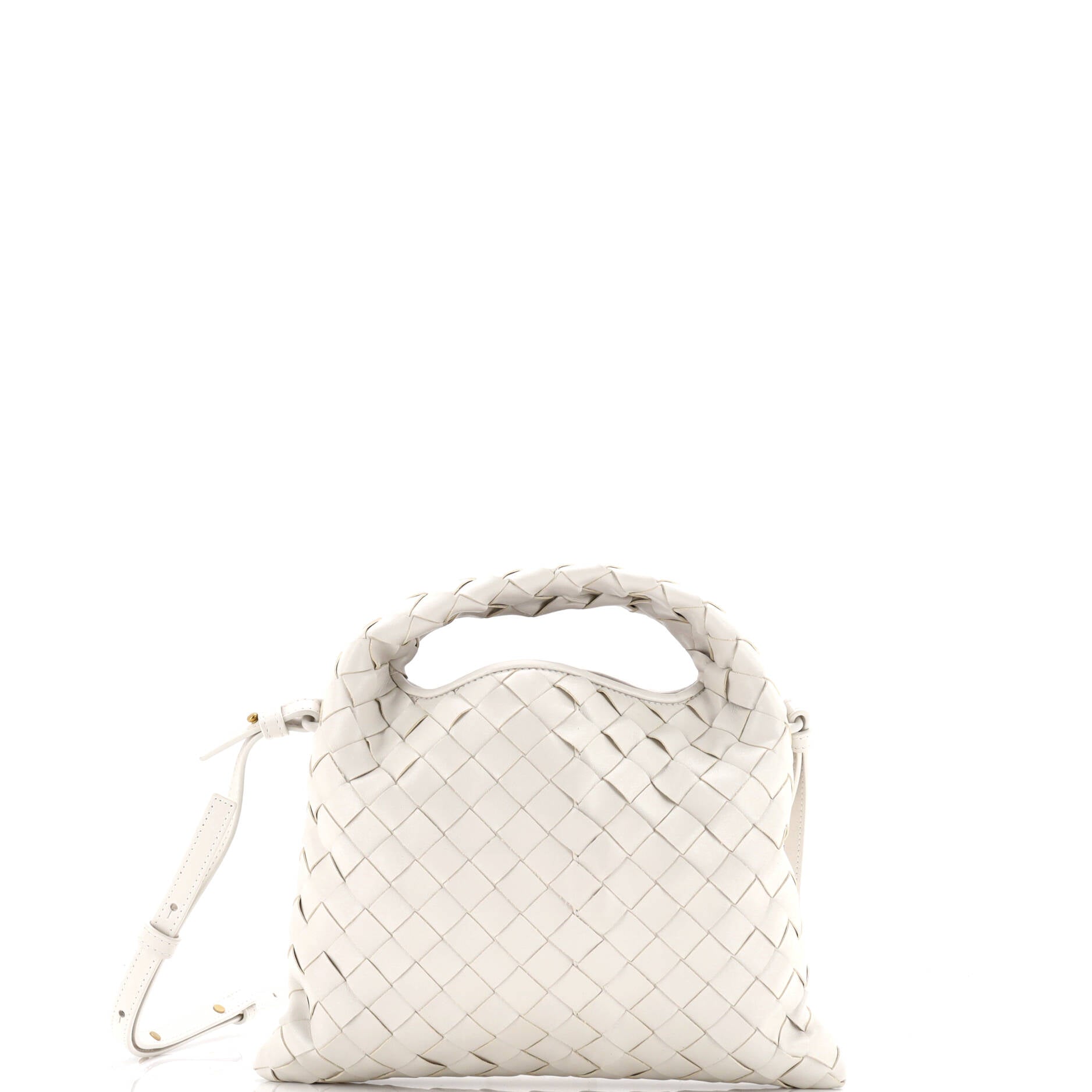 Hop Top Handle Bag Intrecciato Nappa Mini