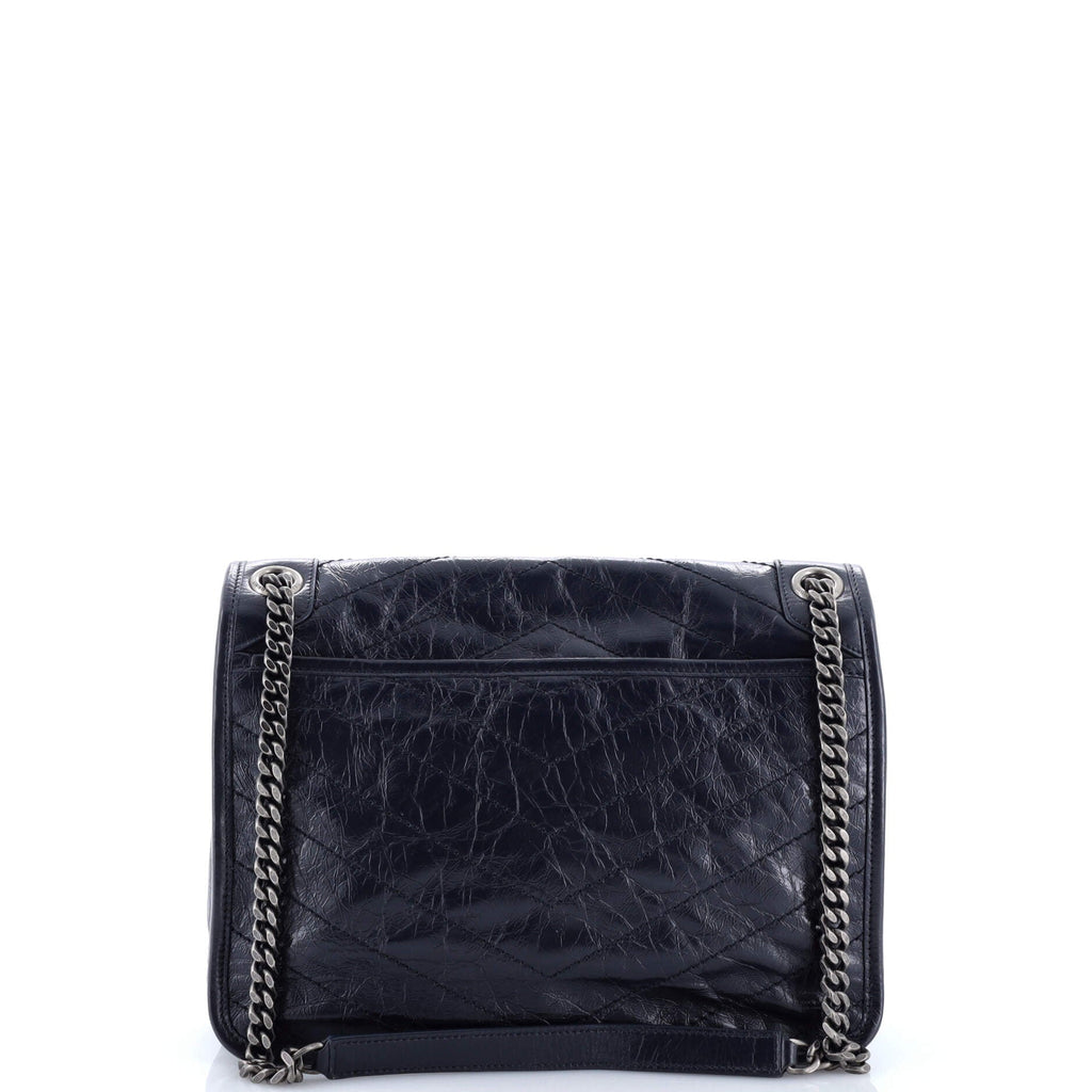 Niki Chain Flap Bag Matelasse Chevron Leather Medium