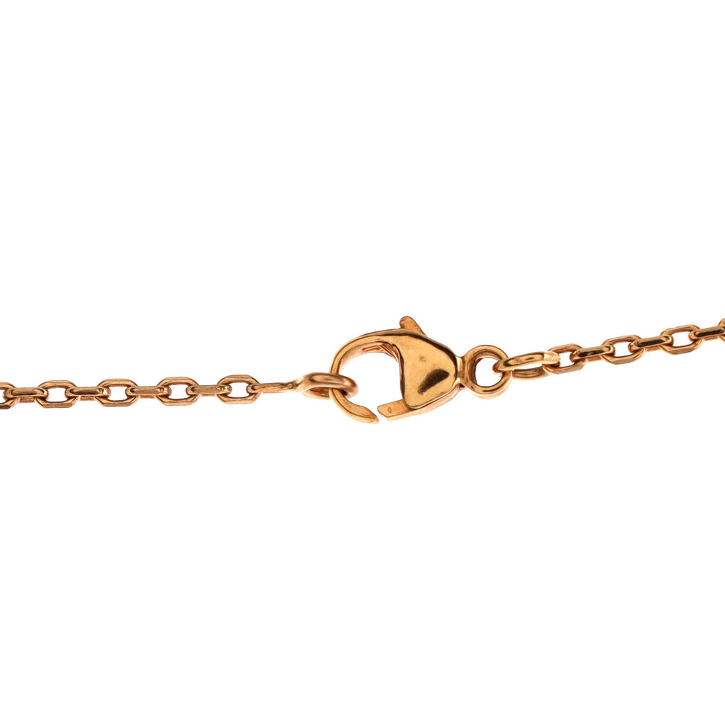 Pop H Pendant Chain Necklace Metal and Enamel