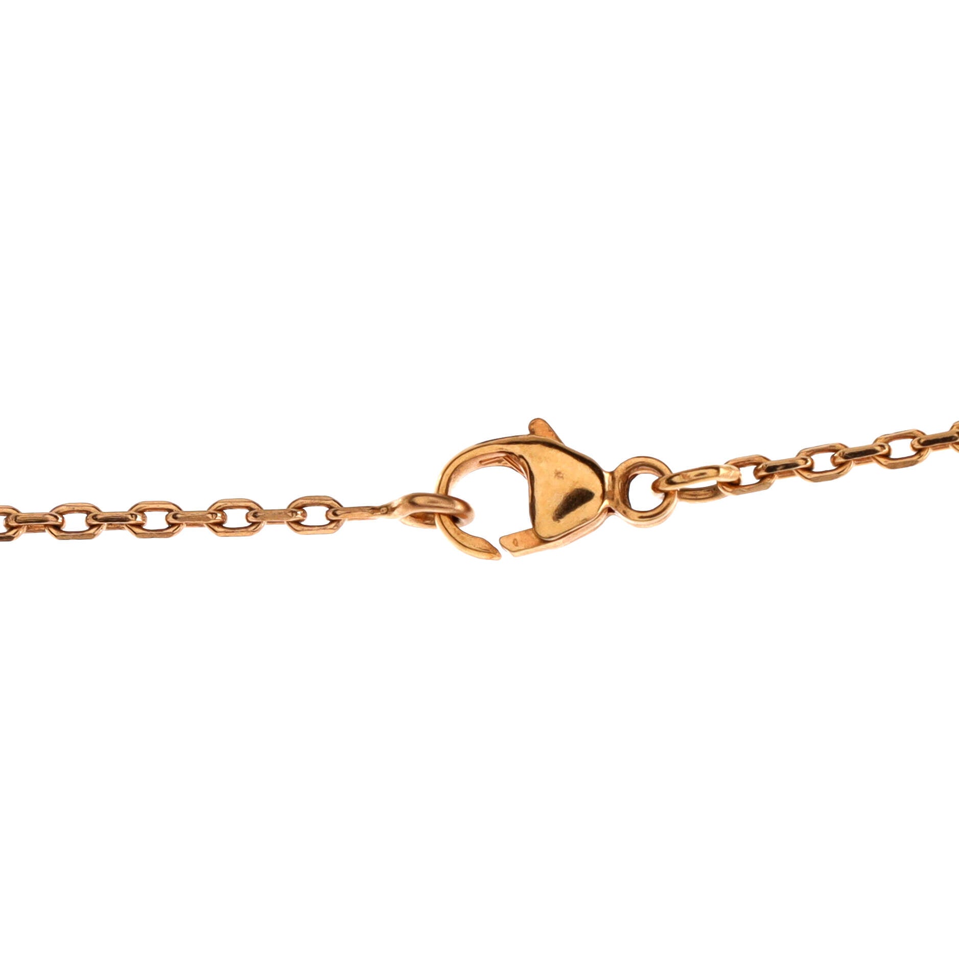 Pop H Pendant Chain Necklace Metal and Enamel