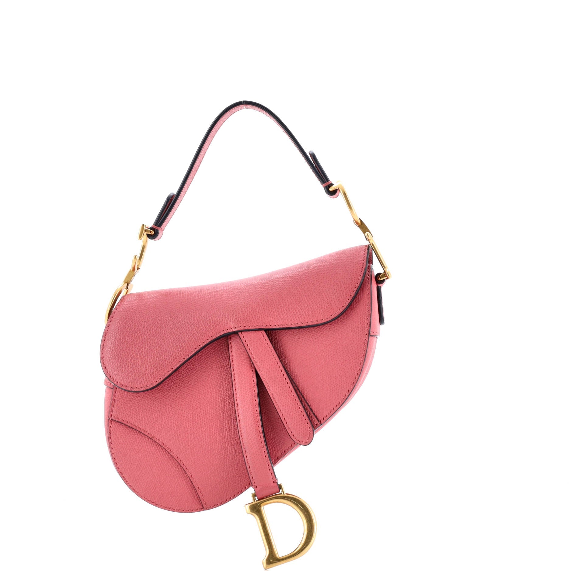 Saddle Handbag Leather Mini