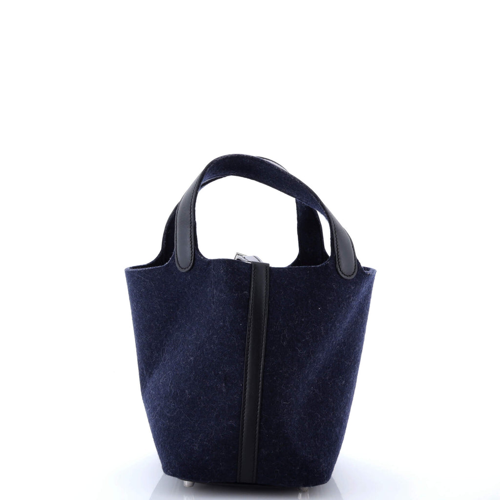 Picotin Lock Bag Felt with Leather PM
