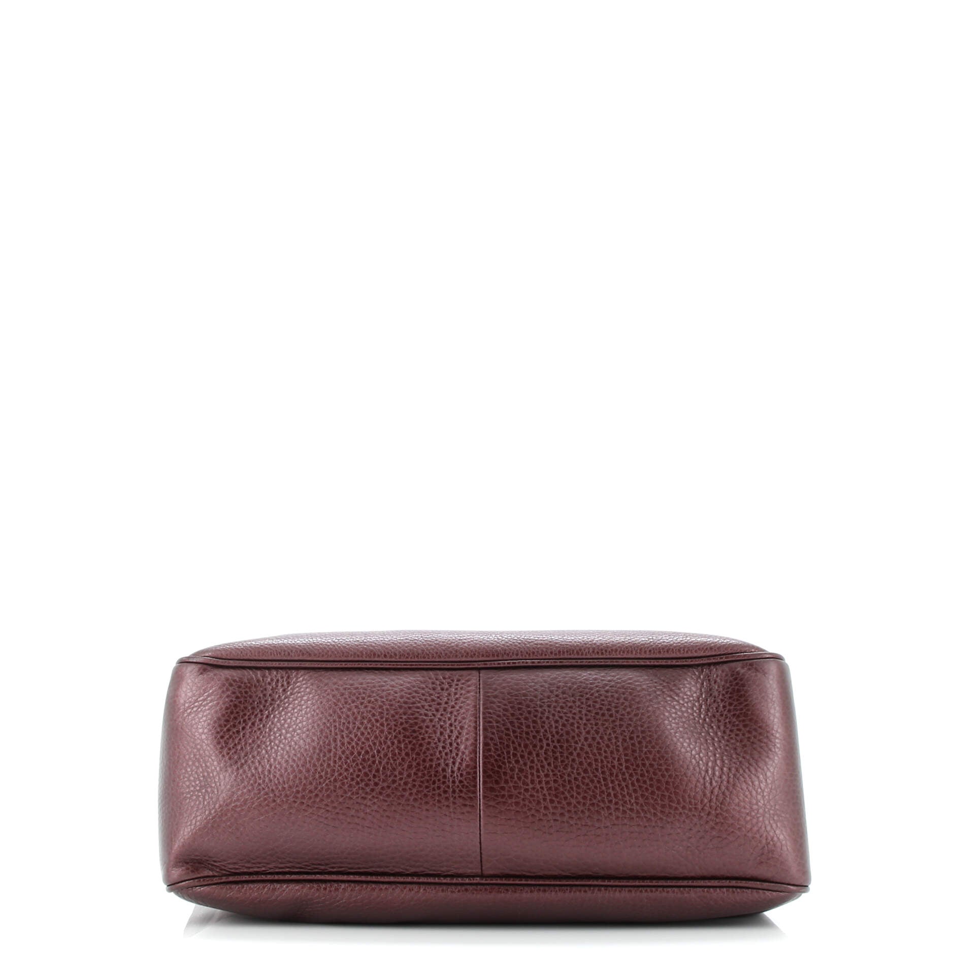 Soho Chain Zip Shoulder Bag Leather Medium