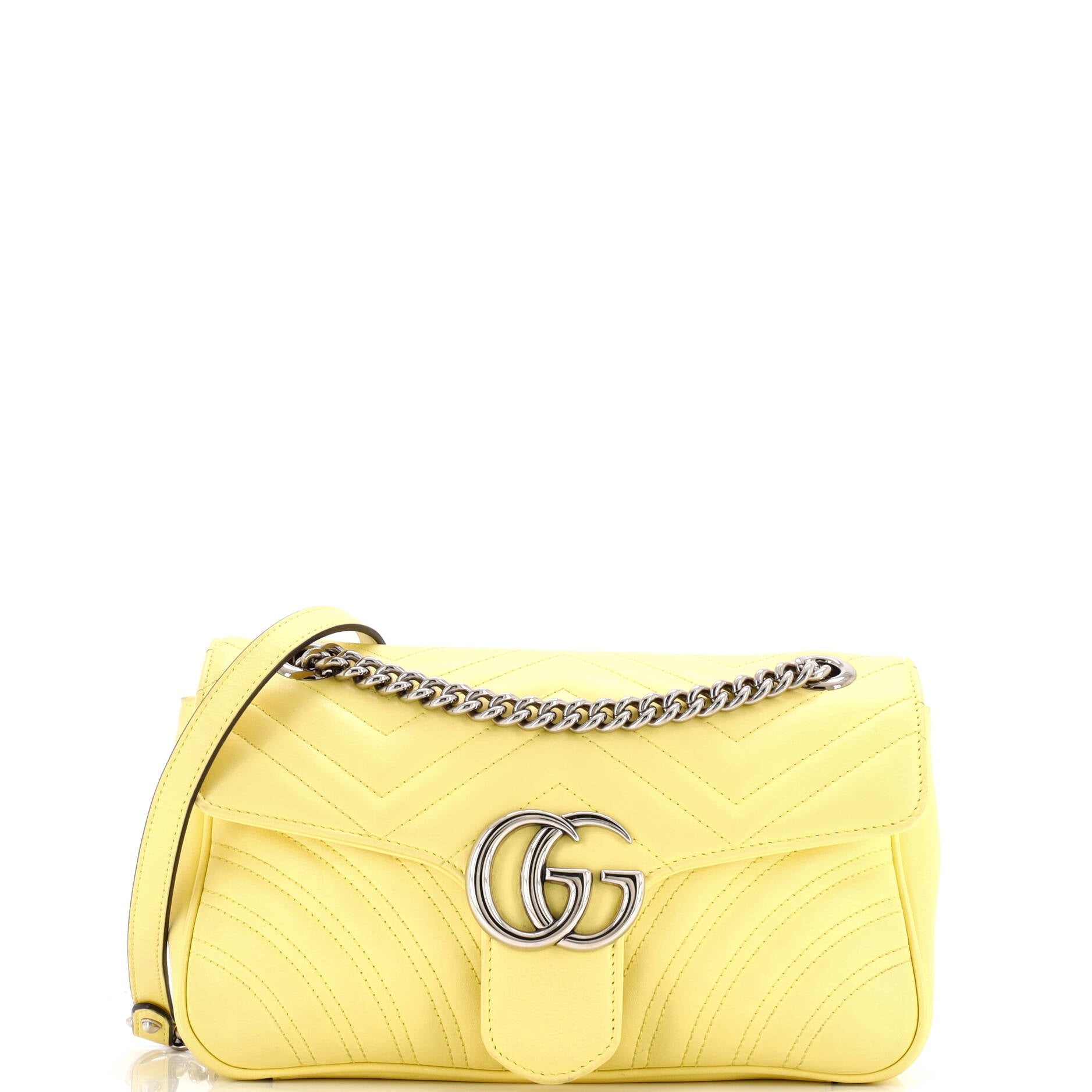 GG Marmont Flap Bag Matelasse Leather Medium