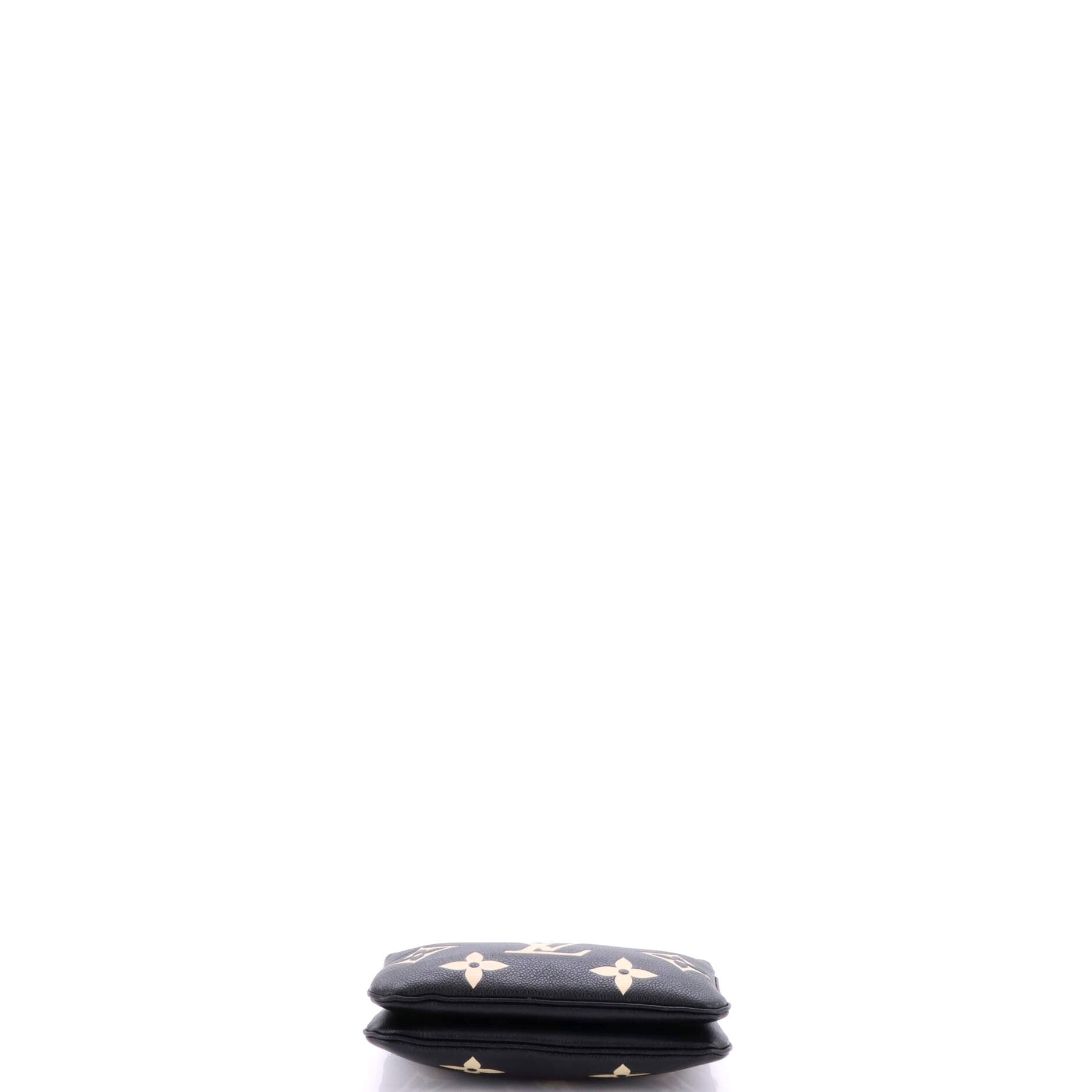 Double Zip Pochette Bicolor Monogram Empreinte Giant