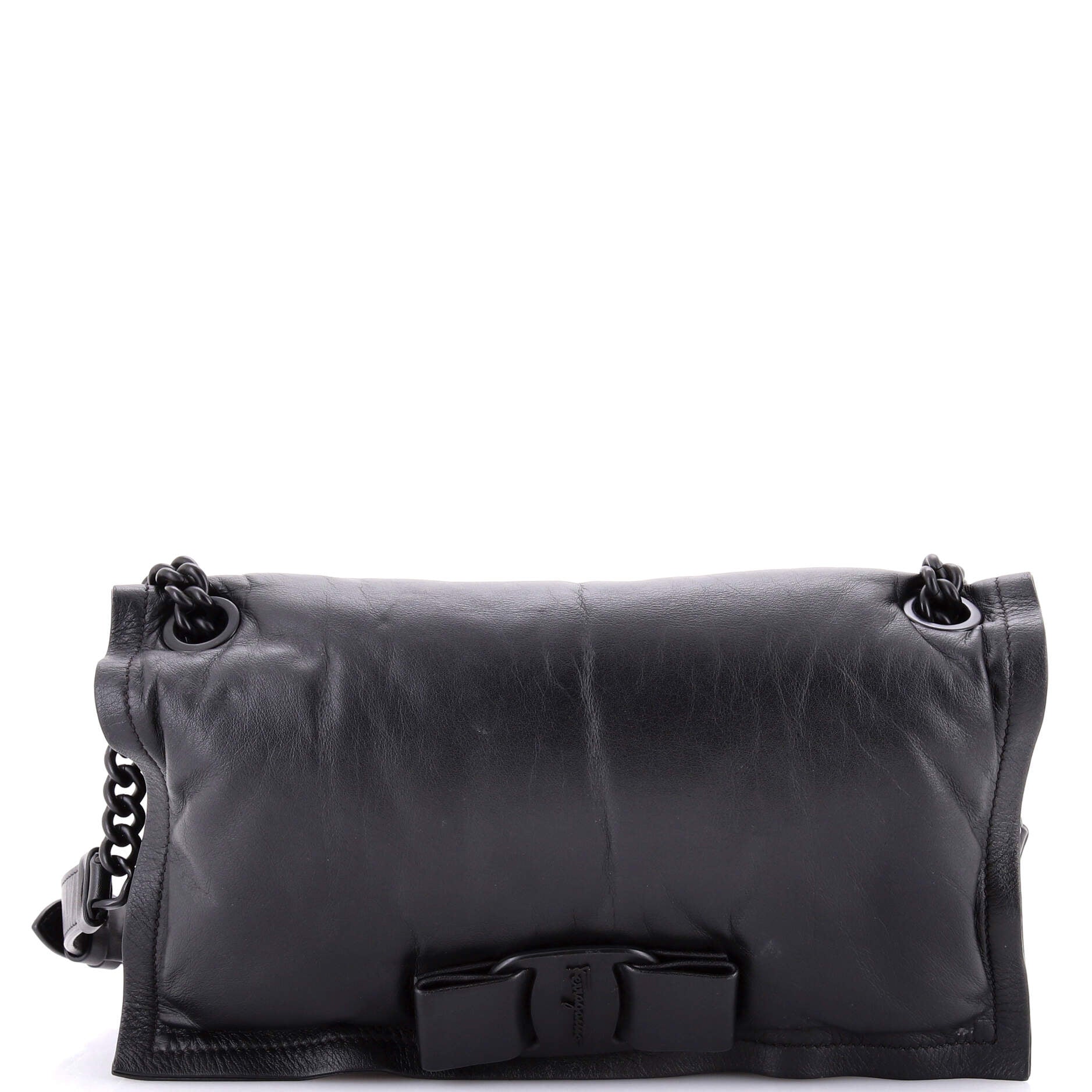 Viva Bow Flap Bag Leather Medium
