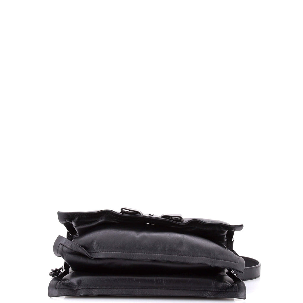 Viva Bow Flap Bag Leather Medium