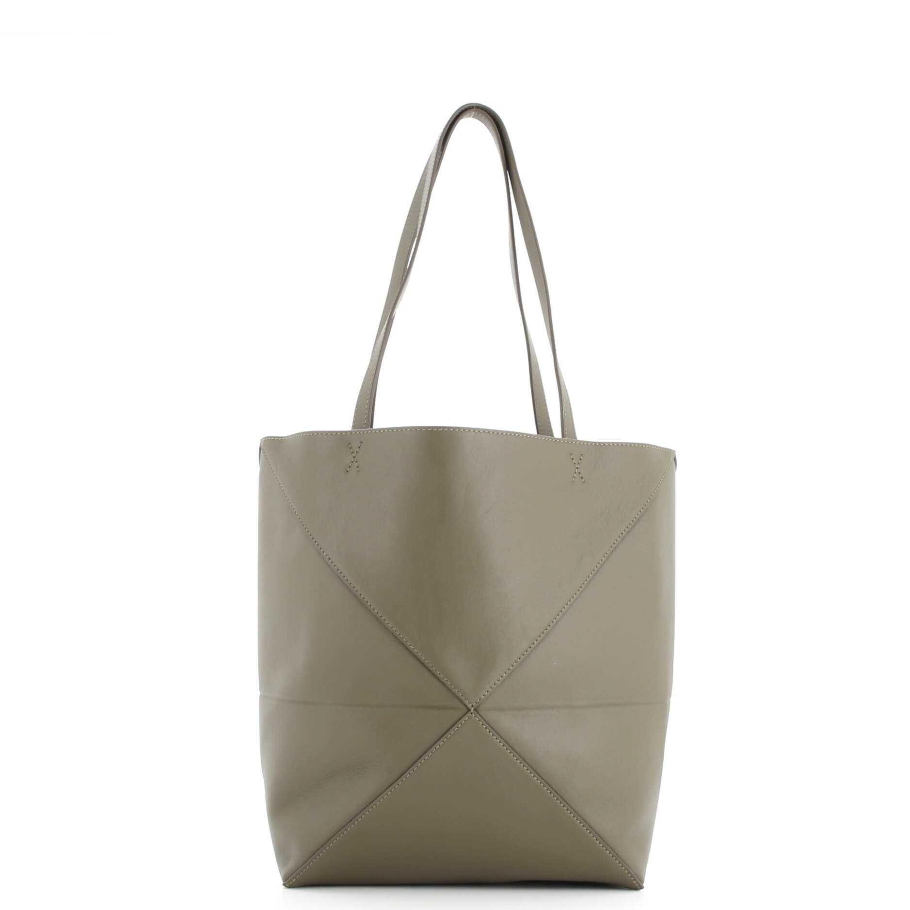 Puzzle Fold Tote Leather Medium