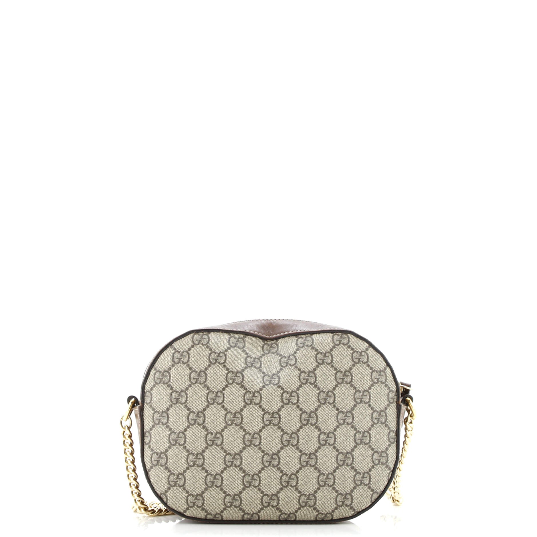 Chain Crossbody Bag GG Coated Canvas and Leather Mini