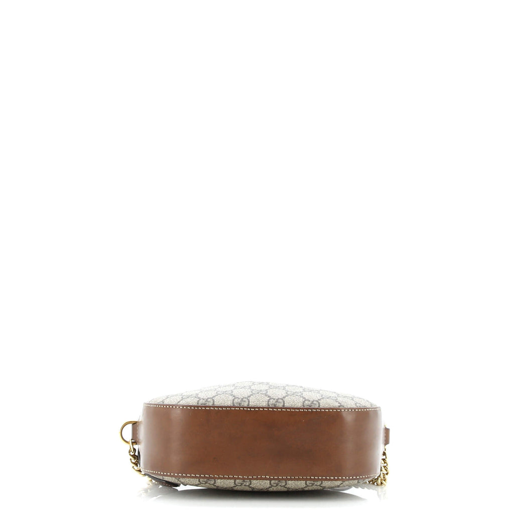 Chain Crossbody Bag GG Coated Canvas and Leather Mini