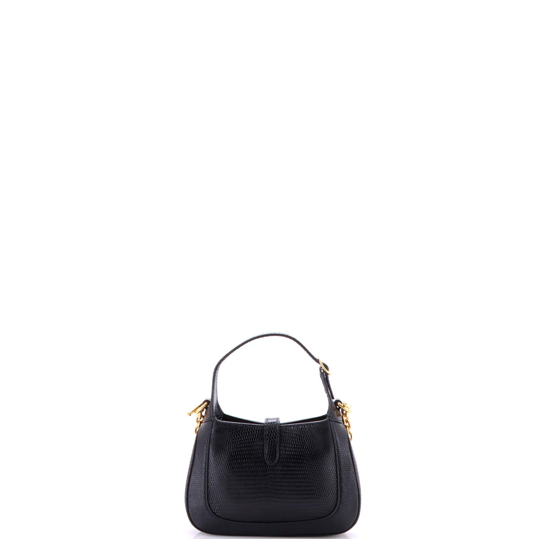 Jackie 1961 Chain Hobo Metallic Lizard Mini