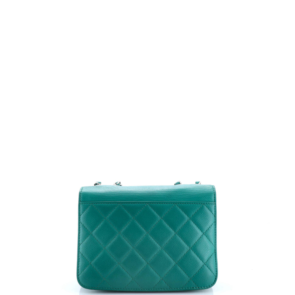 CC Box Flap Bag Quilted Calfskin Mini