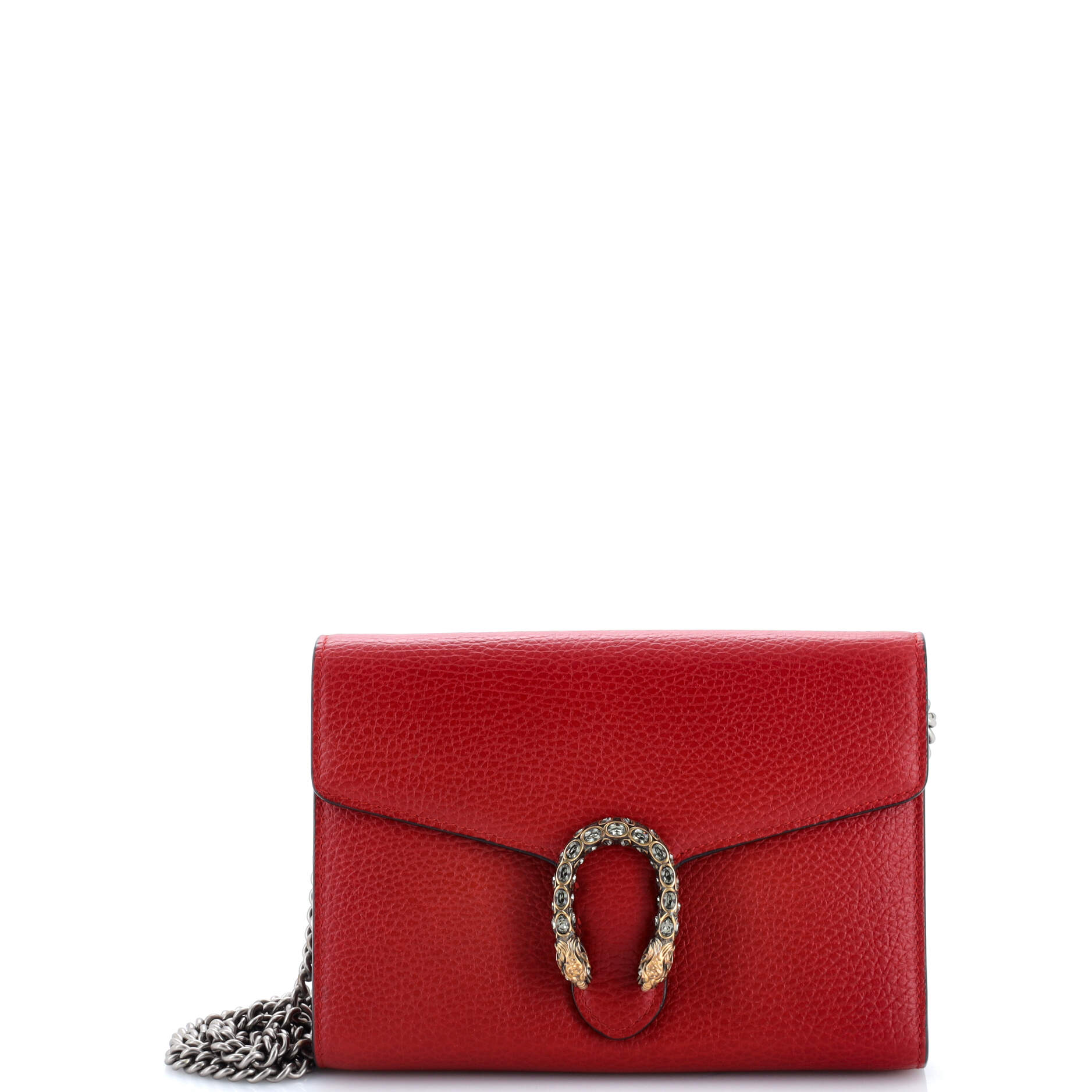 Dionysus Chain Wallet Leather with Embellished Detail Small