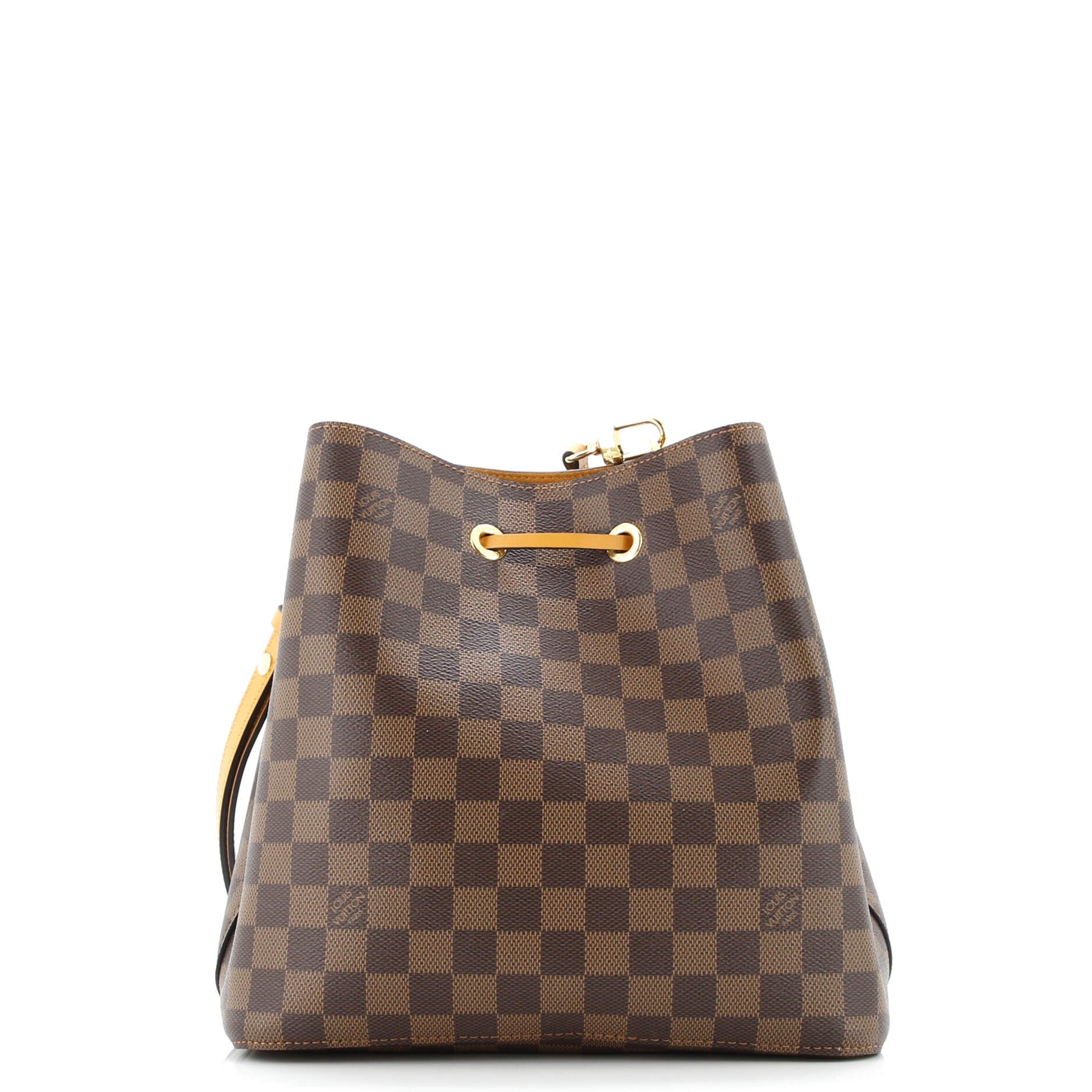 NeoNoe Handbag Damier with Leather MM