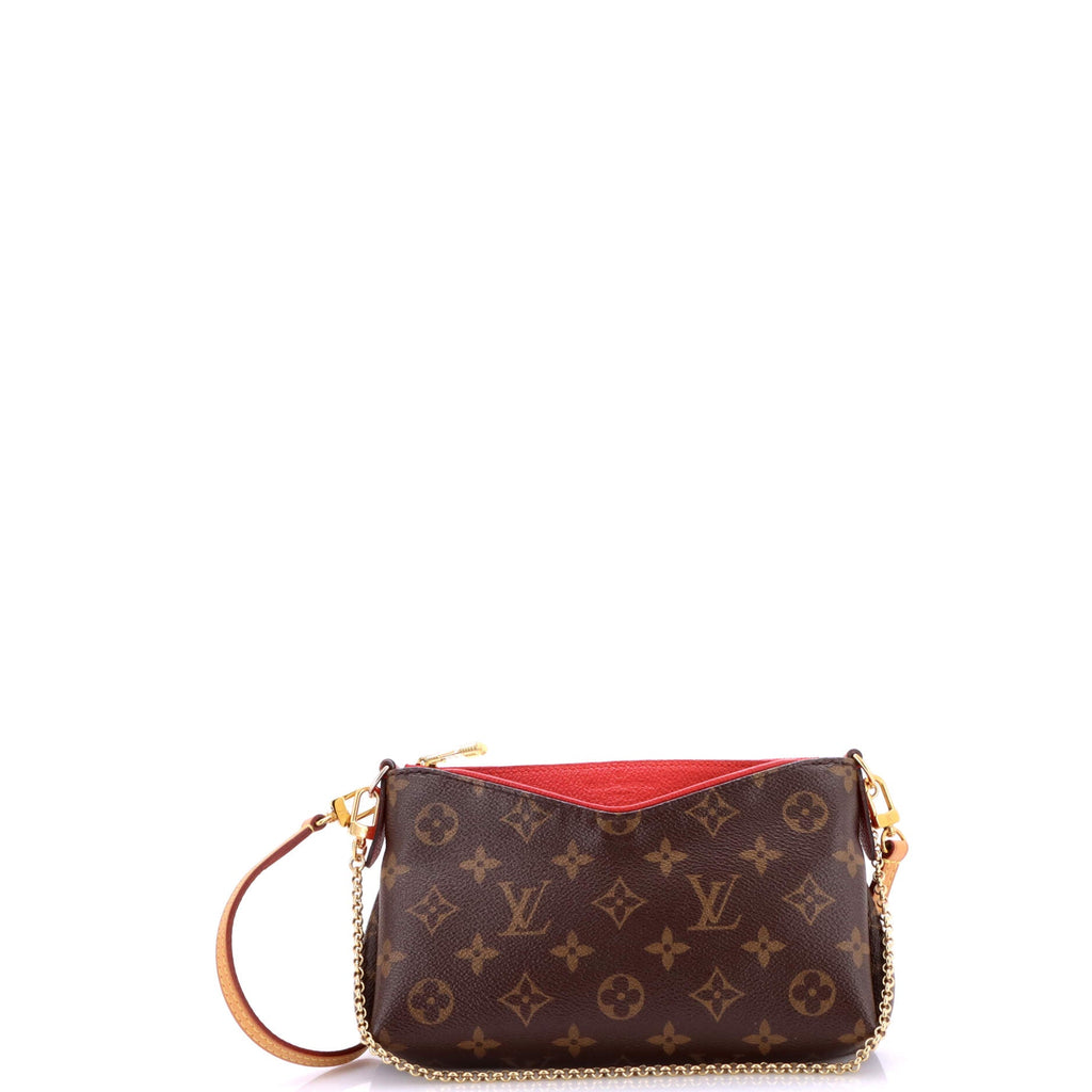 Pallas Clutch Monogram Canvas with Leather