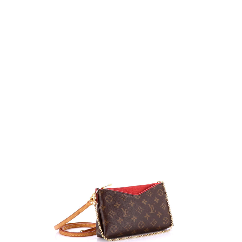 Pallas Clutch Monogram Canvas with Leather