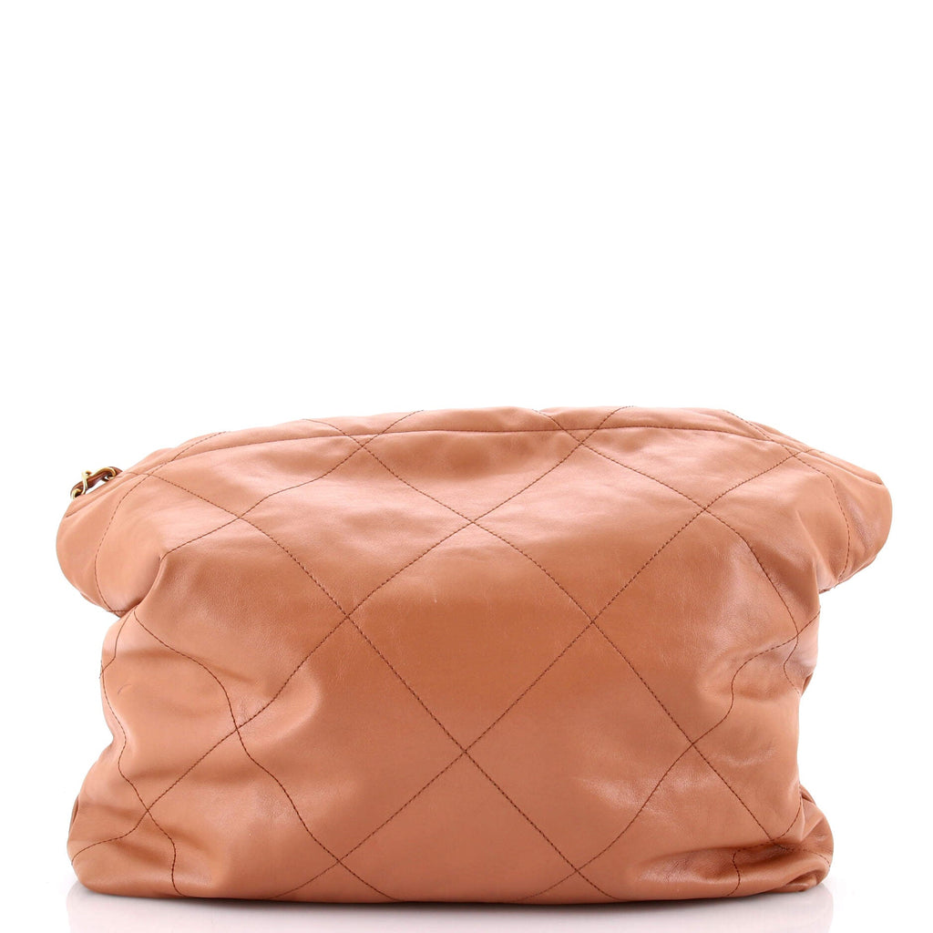 22 Chain Hobo Quilted Calfskin Large
