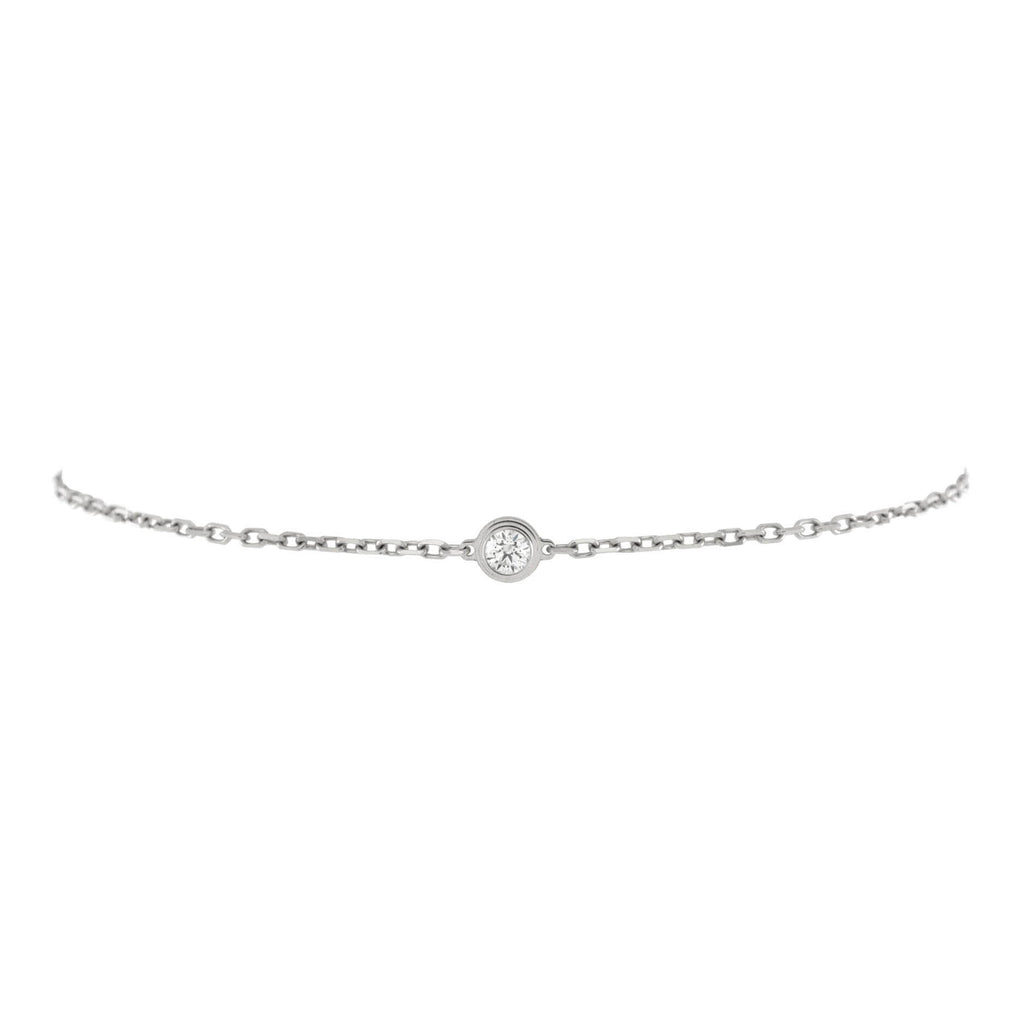 D'Amour Bracelet 18K White Gold and Diamond Small
