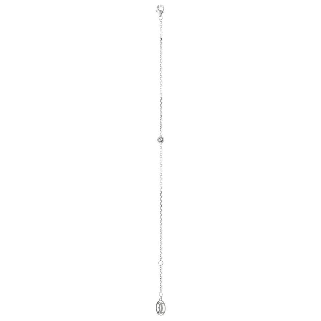 D'Amour Bracelet 18K White Gold and Diamond Small