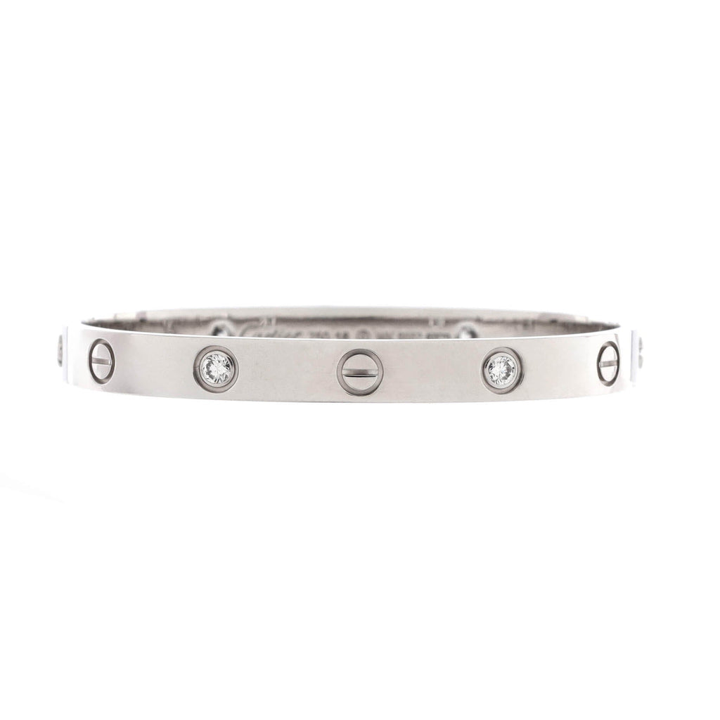 Love 4 Diamond Bracelet 18K White Gold and Diamonds