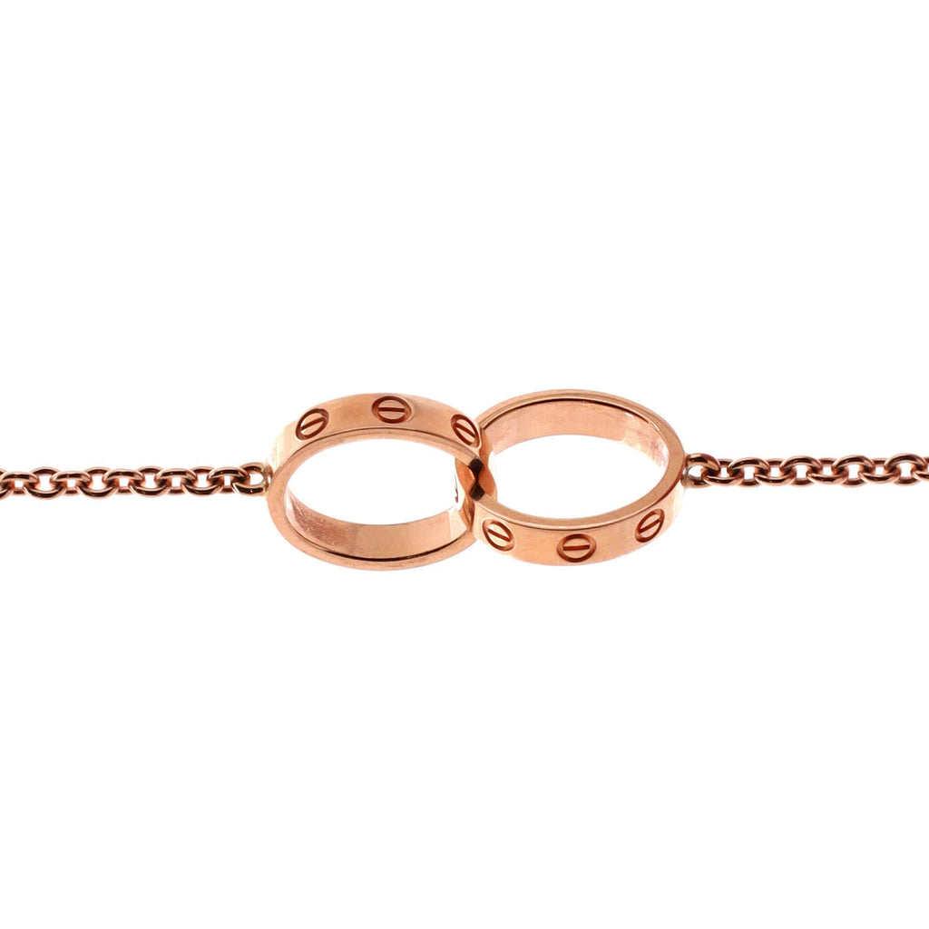 Love Interlocking Bracelet 18K Rose Gold