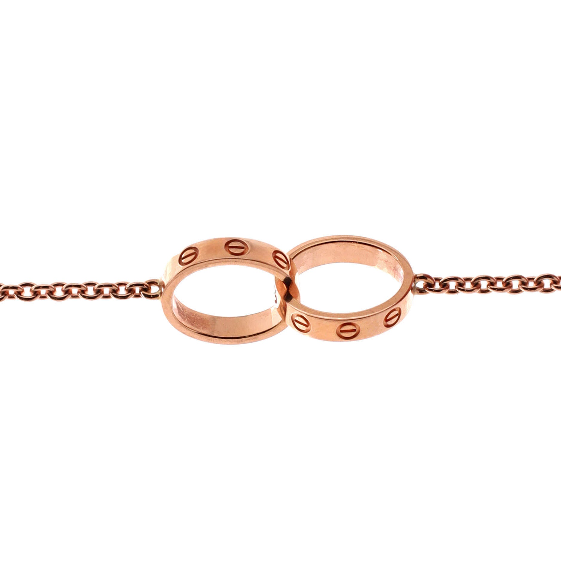 Love Interlocking Bracelet 18K Rose Gold