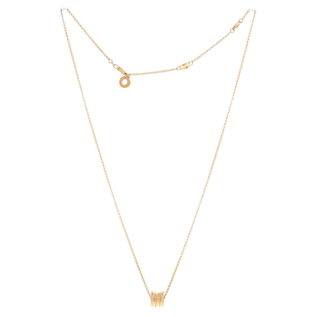 B.Zero1 Pendant Necklace 18K Yellow Gold Mini