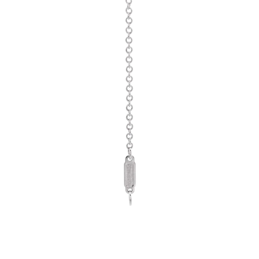 T Double Chain Bracelet 18K White Gold and Diamonds Small