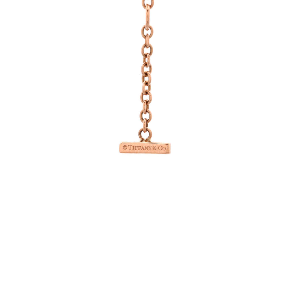 T Smile Chain Bracelet 18K Rose Gold Medium