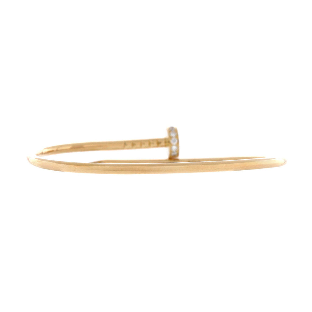 Juste un Clou Bracelet 18K Yellow Gold with Diamonds Small