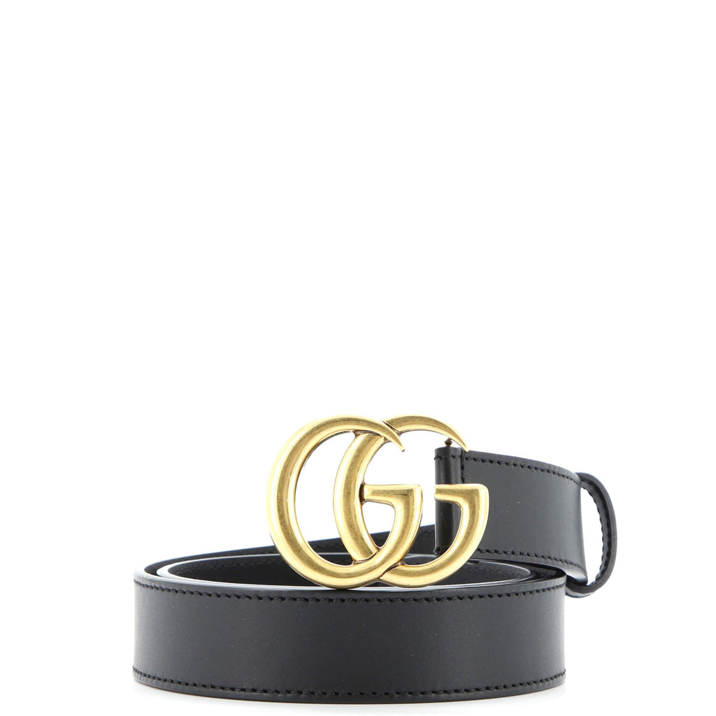 GG Marmont Belt Leather Thin