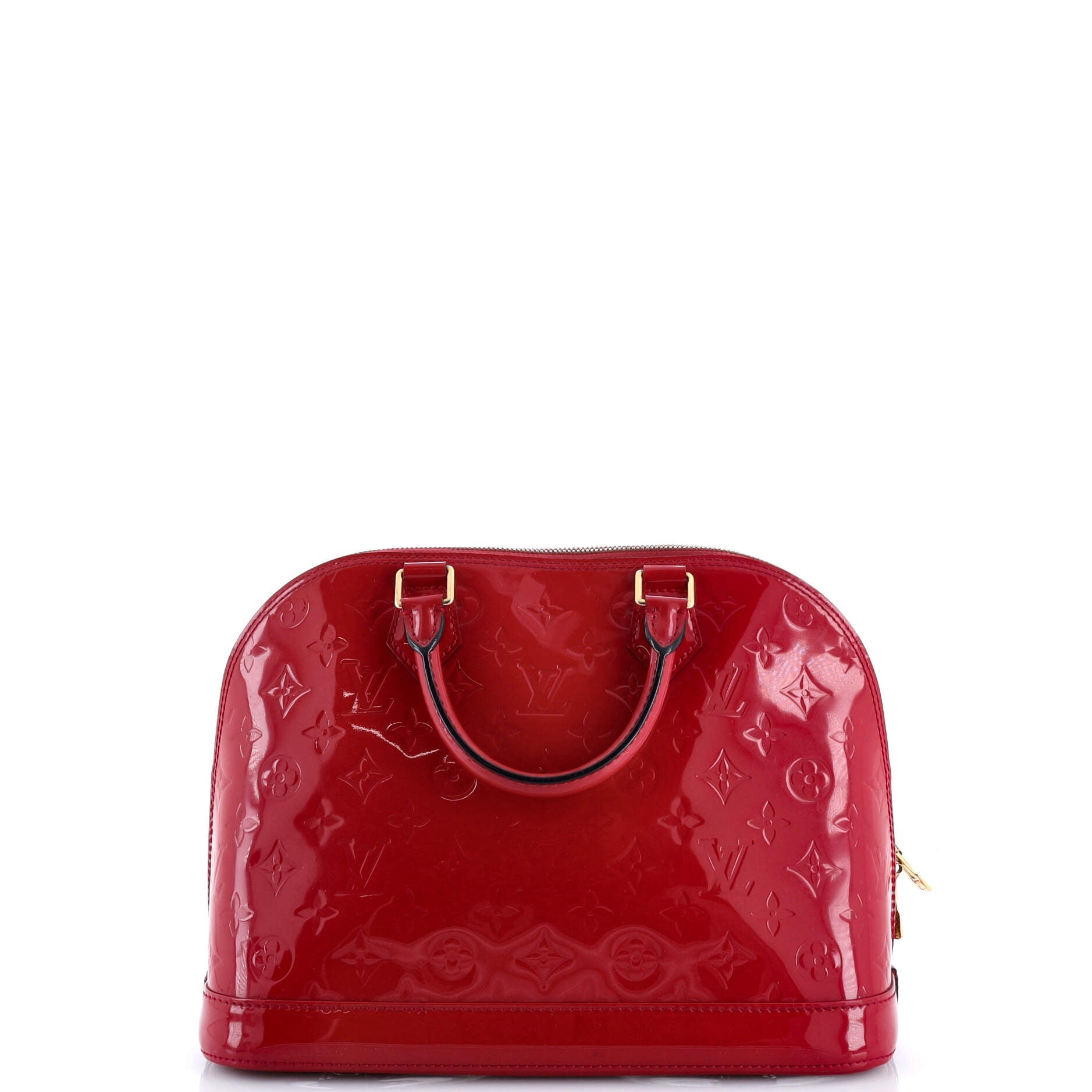 Alma Handbag Monogram Vernis PM