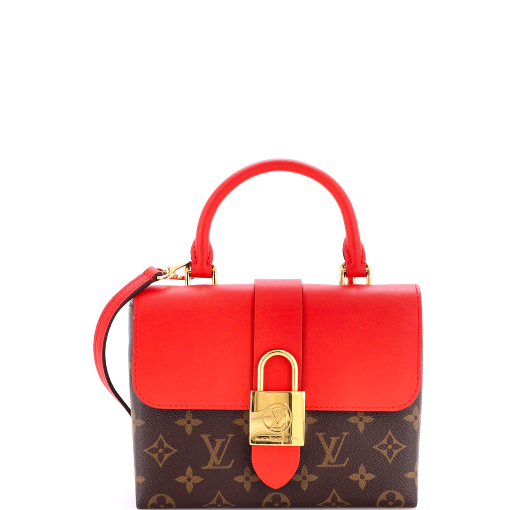 Locky Handbag Monogram Canvas with Leather BB