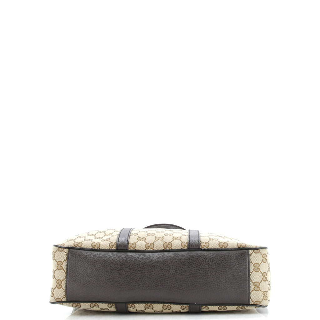 Convertible Briefcase GG Canvas with Leather Medium