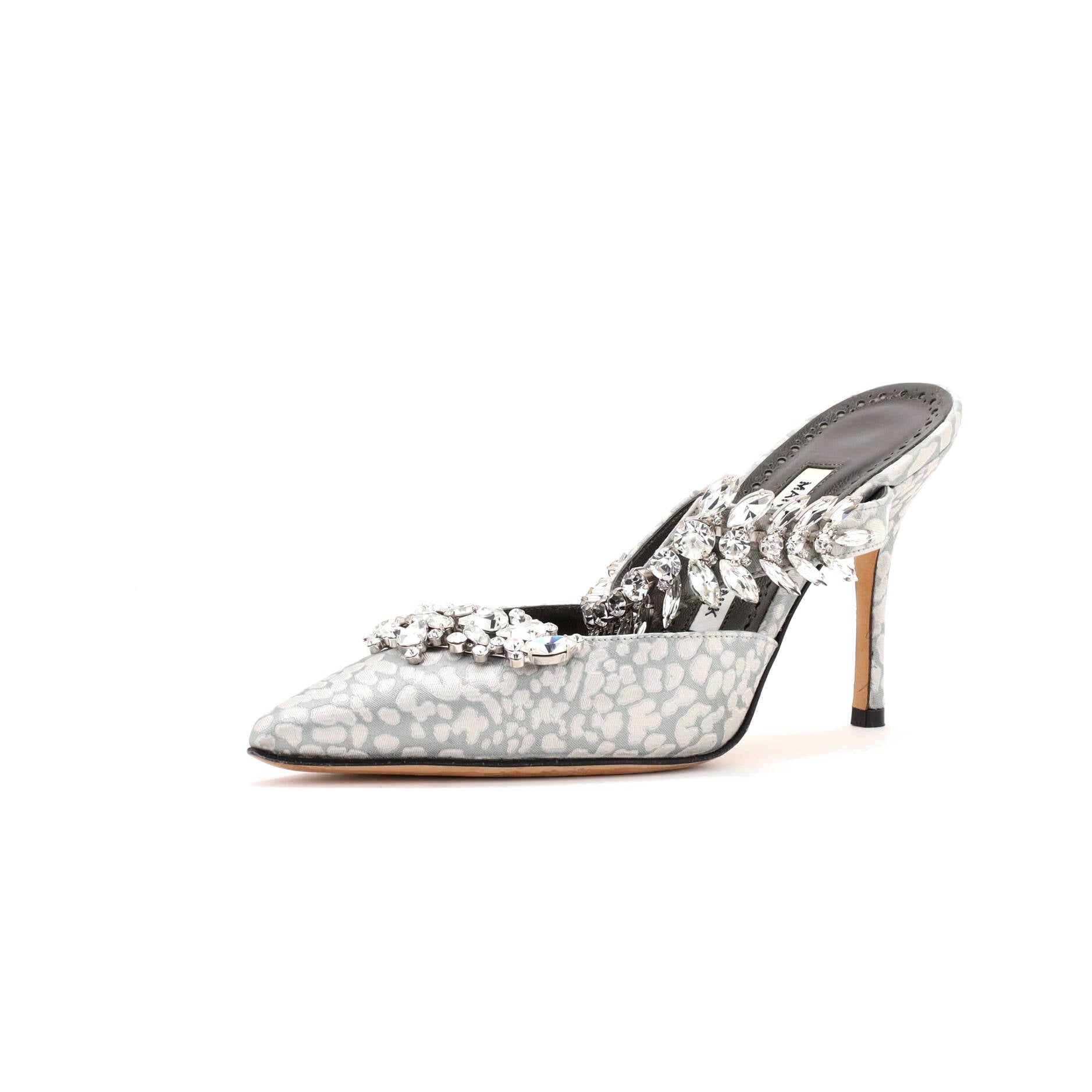 Women's Lurum Heeled Mules Jacquard 90
