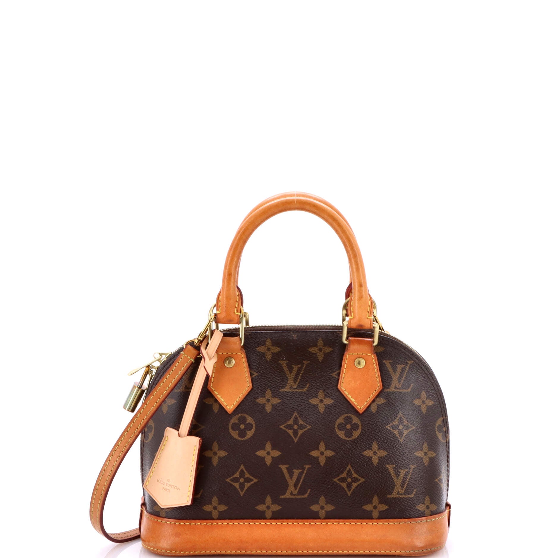 Alma Handbag Monogram Canvas BB