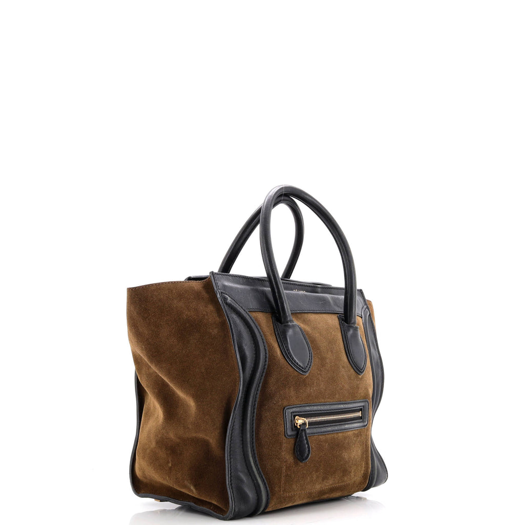 Luggage Bag Suede Mini