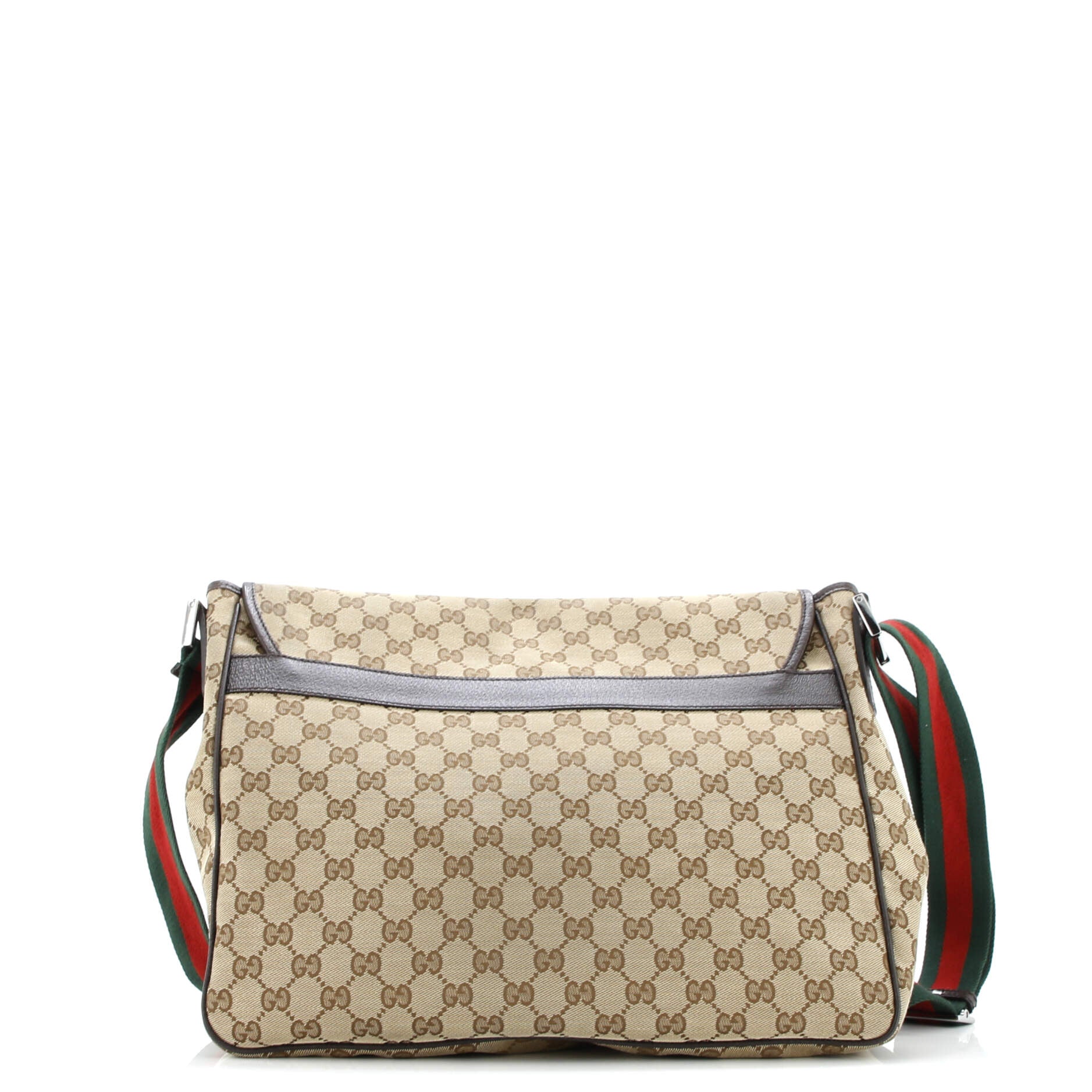 Web Strap Flap Messenger GG Canvas Medium