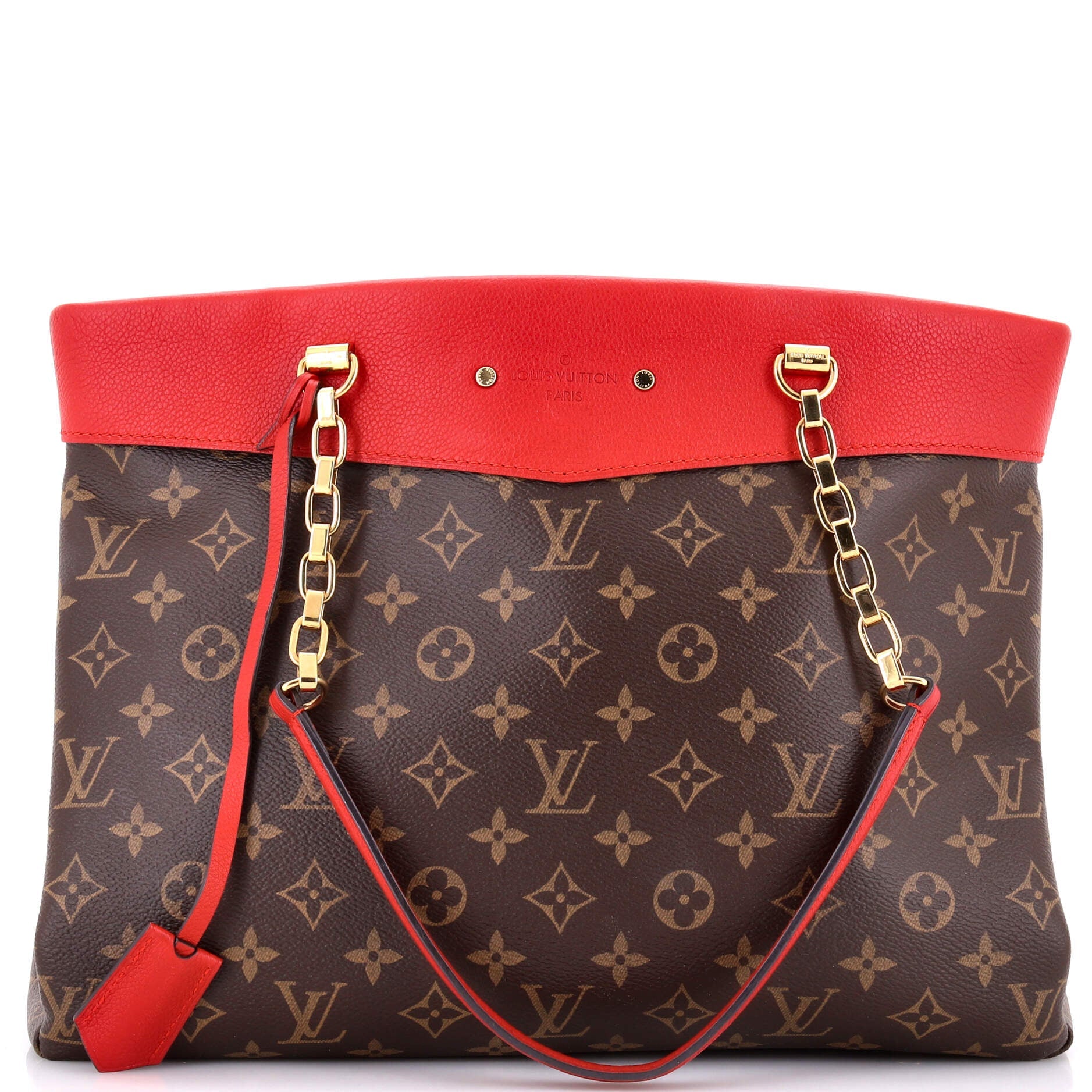 Pallas Shopper Monogram Canvas and Calfskin