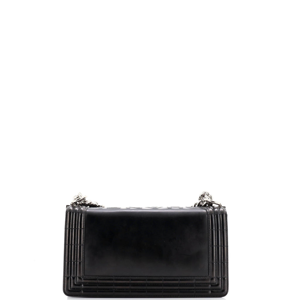 Reverso Boy Flap Bag Glazed Calfskin Old Medium