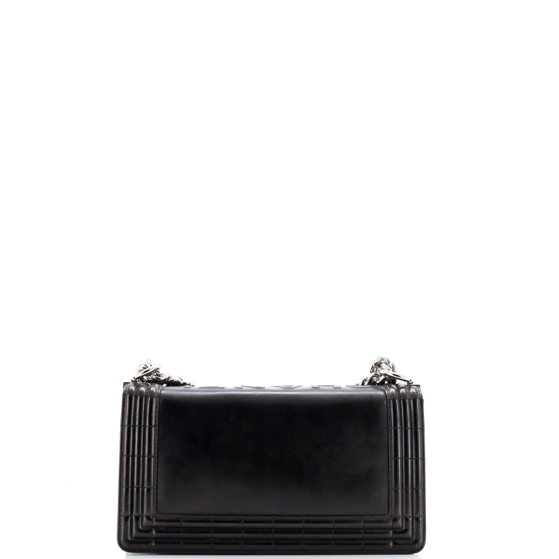 Reverso Boy Flap Bag Glazed Calfskin Old Medium