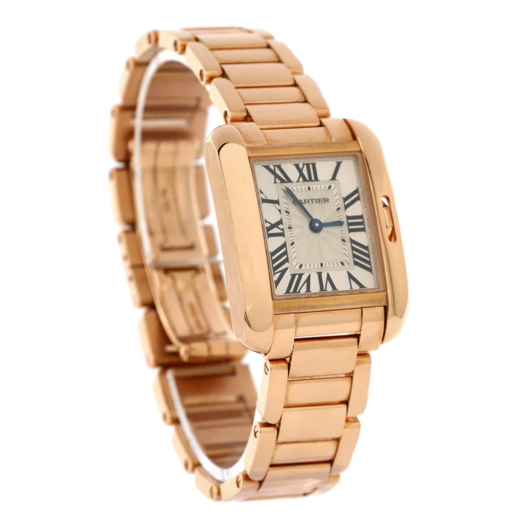 Tank Anglaise Quartz Watch Rose Gold 23